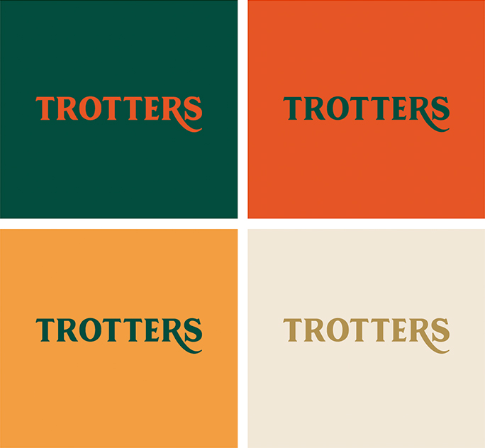 Trotters logo designs