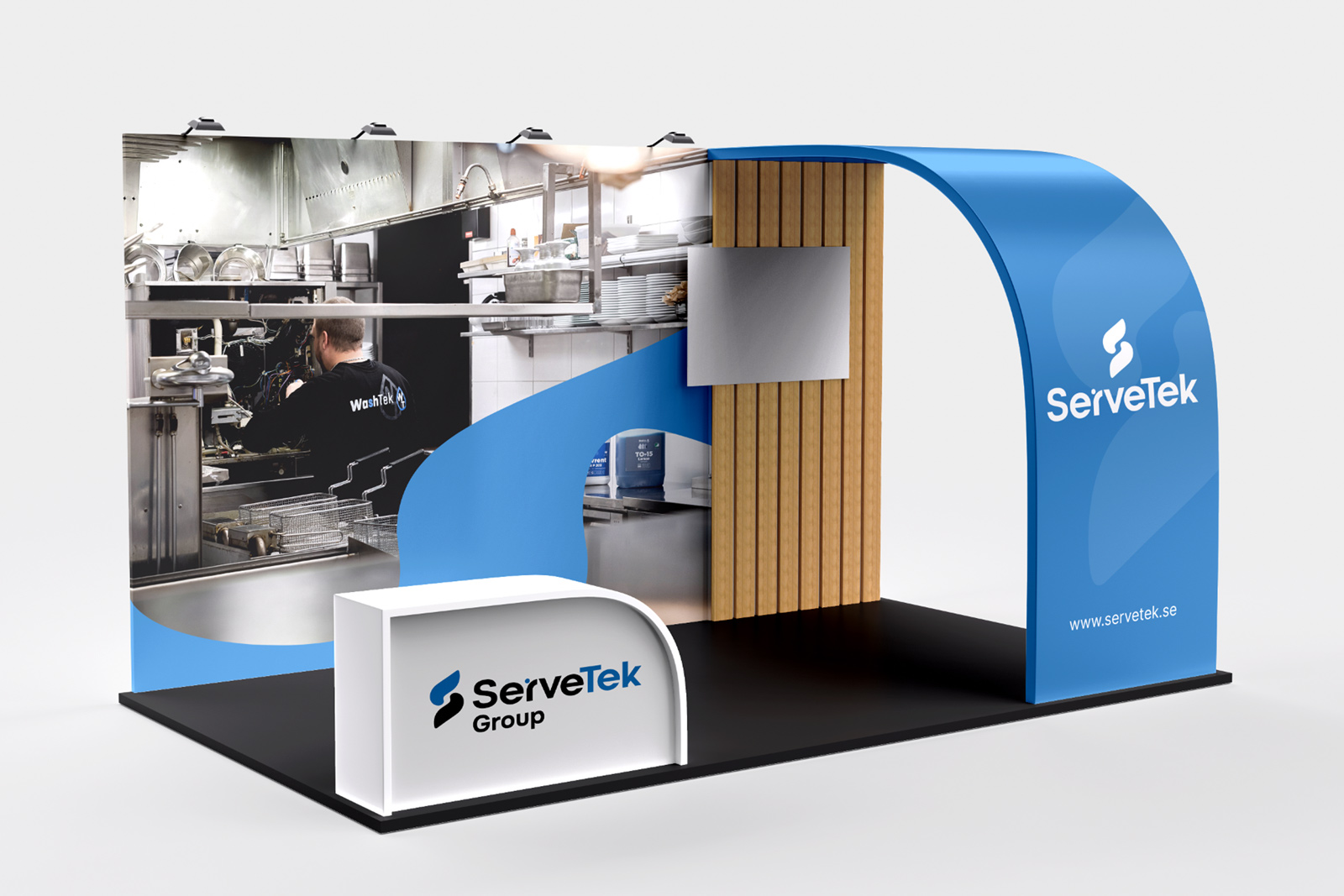 ServeTek booth design